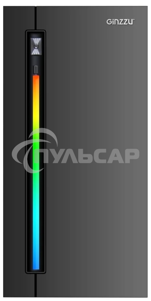 Компьютерный корпус Ginzzu D350 2*USB 2.0,AU RGb w/o PSU