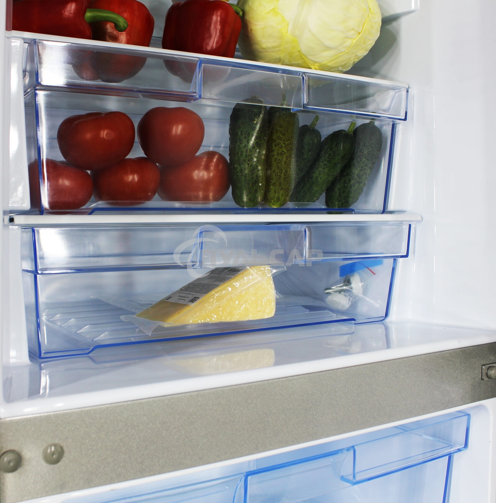 Холодильник ОРСК 173 G графит двухкамерный 200/120л морозилка снизу