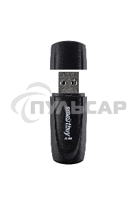 Флешка USB Smartbuy R/W 32 Gb Scout Black (SB032 Gb2SCK), 32 Gb, USB 2.0, R/W 13/8, черный