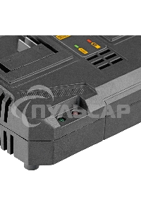 Устройство зарядное для аккумуляторов двухпортовое Denzel BCH-20-4.0x2, Li-Ion, 20 В, 4.0 А