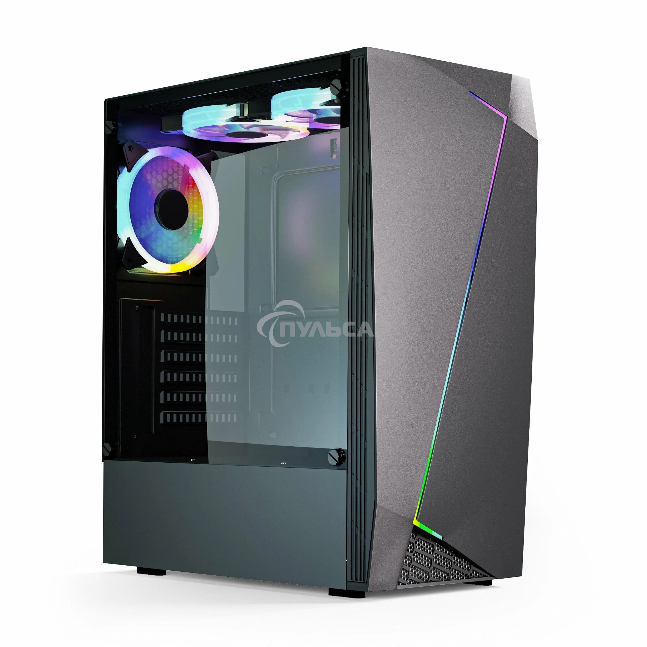 Компьютерный корпус ABR GQ-2 (8018) (USB 3.0X1 + USB 2.0 X2+audio)