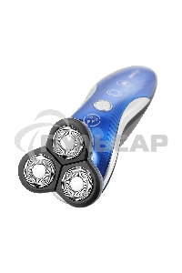 Электробритва Centek CT-2170 (синий) ротор 3D, влажное бритье, 3 плав.головки, 2-ные лезвия, до 50 мин раб