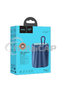 Портативная колонка HOCO BS47, синий, ткань