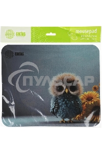Коврик для мыши Cactus Owl gray 300x250x3мм (CS-MP-D12M)