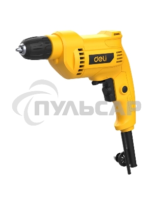 Дрель сетевая Deli DL-DZ10-E2 (500Вт, 0-3300об/мин, быстрозажимной патрон 10мм, картон)
