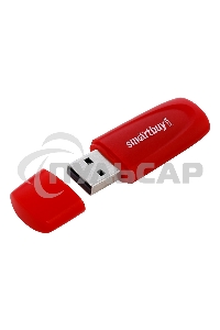 Флешка USB Smartbuy R/W Scout Red (SB032 Gb2SCR), 32 Gb, USB 2.0, R/W 13/8, красный