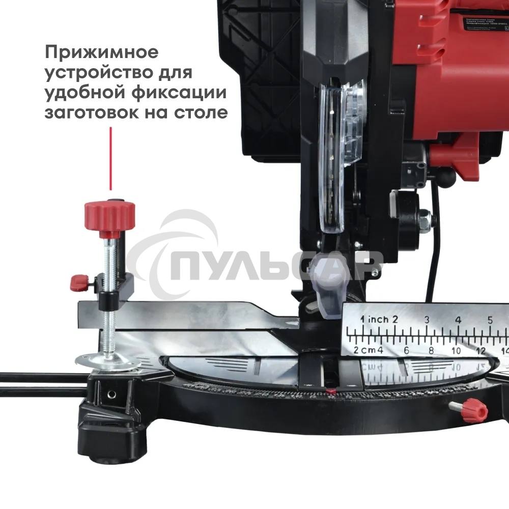 Торцовочная пила комбинированная Boxbot CMS-1200-210CL, 1200 Вт