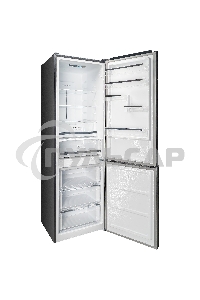 Холодильник DeLonghi DCS 19NFI NB DAMIANO черный двухкамерный 230/100л морозилка снизу, No Frost