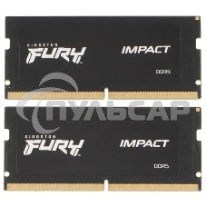 Оперативная память Kingston Fury Impact, DDR5, 32Gb (2x16 Gb), 4800 MHz, CL38, SO-DIMM
