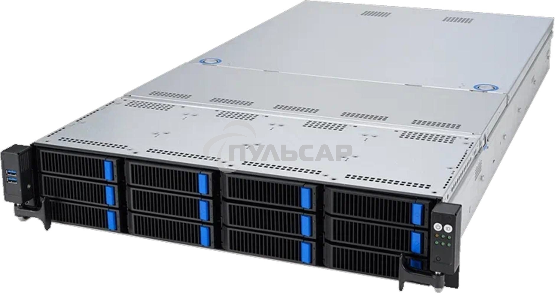 Серверная платформа ASUS RS520A-E12-RS12U/1G/1.6kW/12NVMe/FAN/RH/OCP/GPU