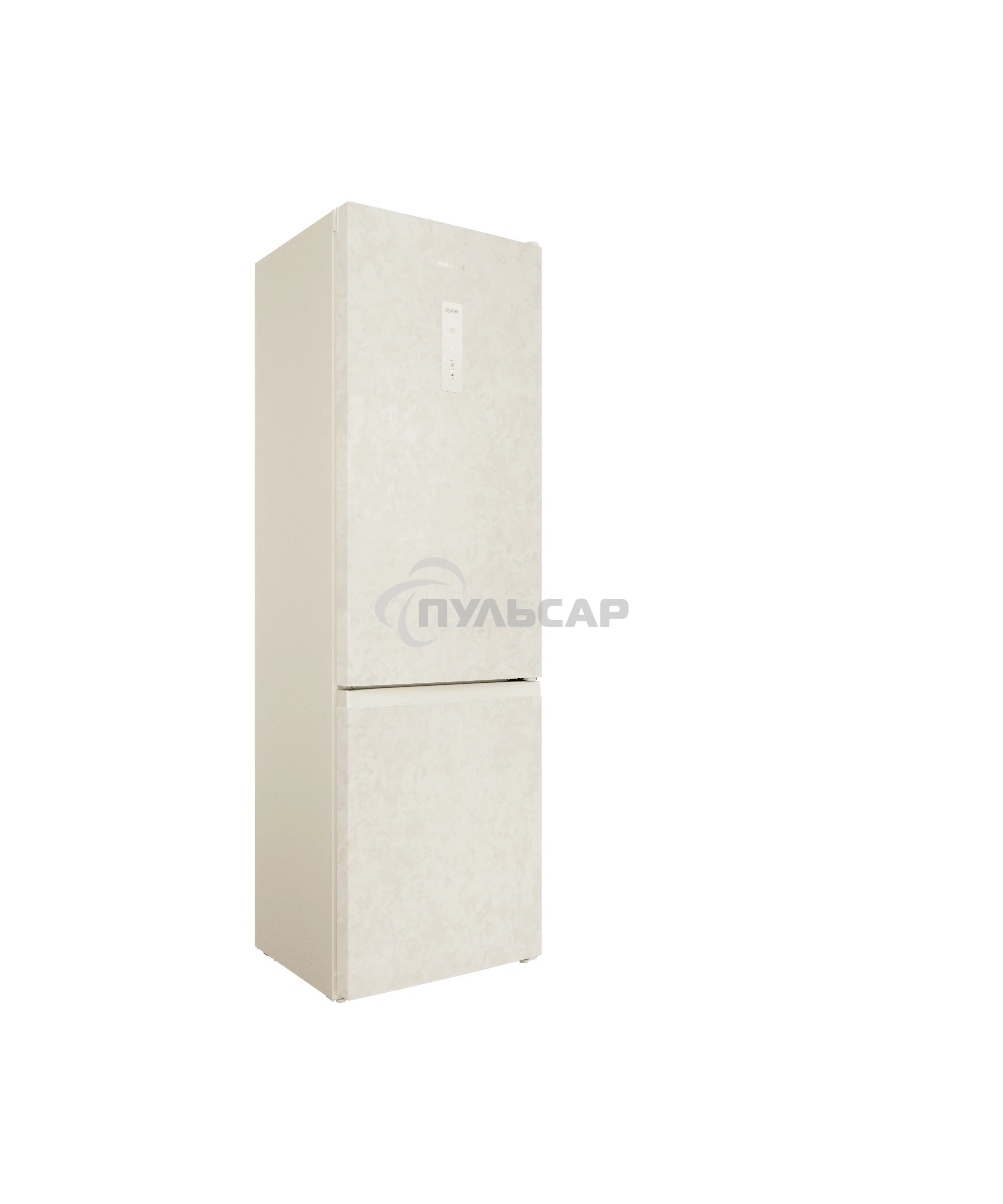 Холодильник Hotpoint HT 6200 AB бежевый двухкамерный 240/83л морозилка снизу, No Frost