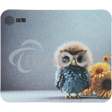 Коврик для мыши Cactus Owl gray 300x250x3мм (CS-MP-D12M)