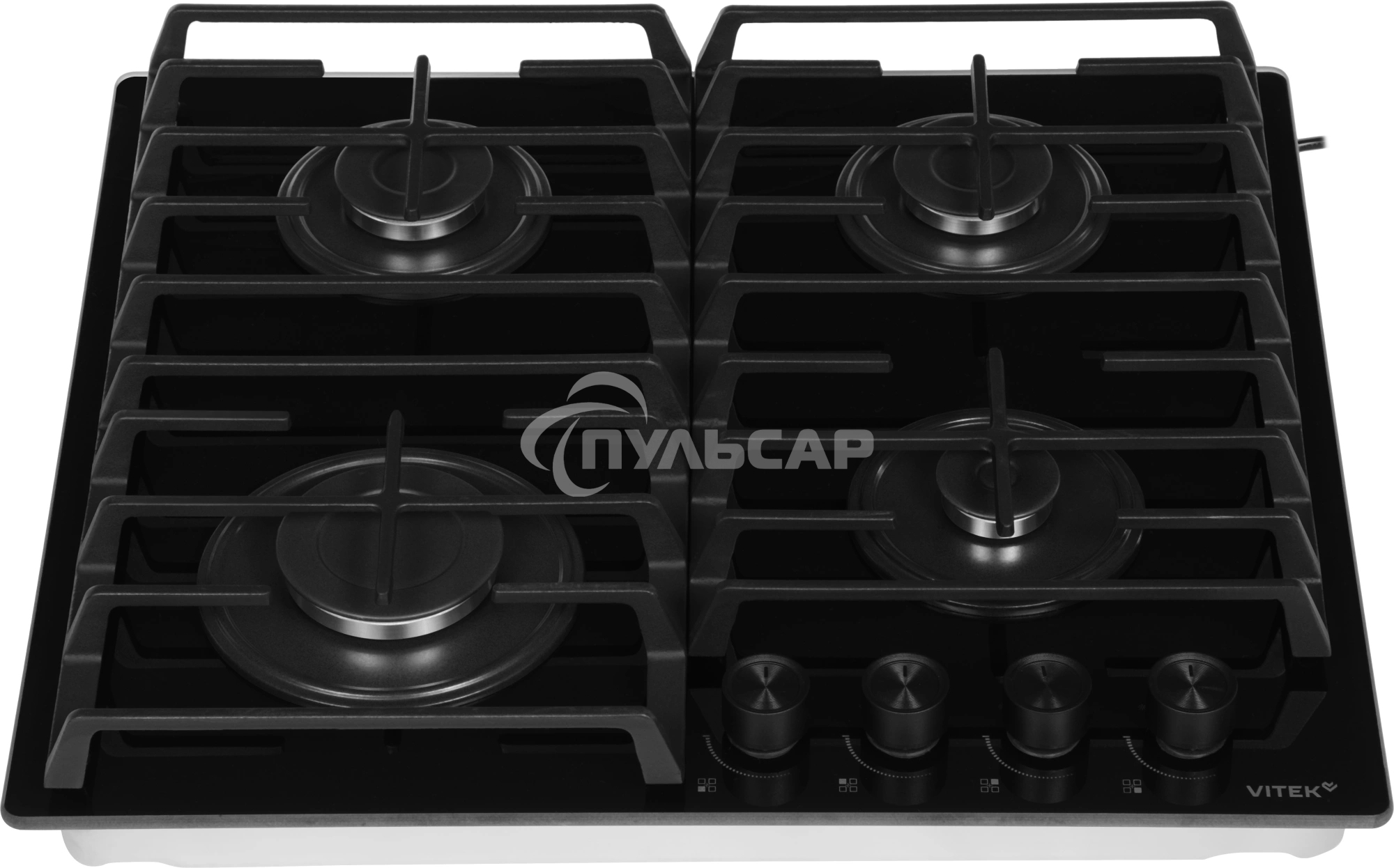 Газовая варочная панель Vitek VGH 6420 BG стекло черное