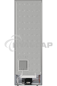 Холодильник Gorenje NRKE62XL серебристый металлик двухкамерный 203/99л морозилка снизу, No Frost