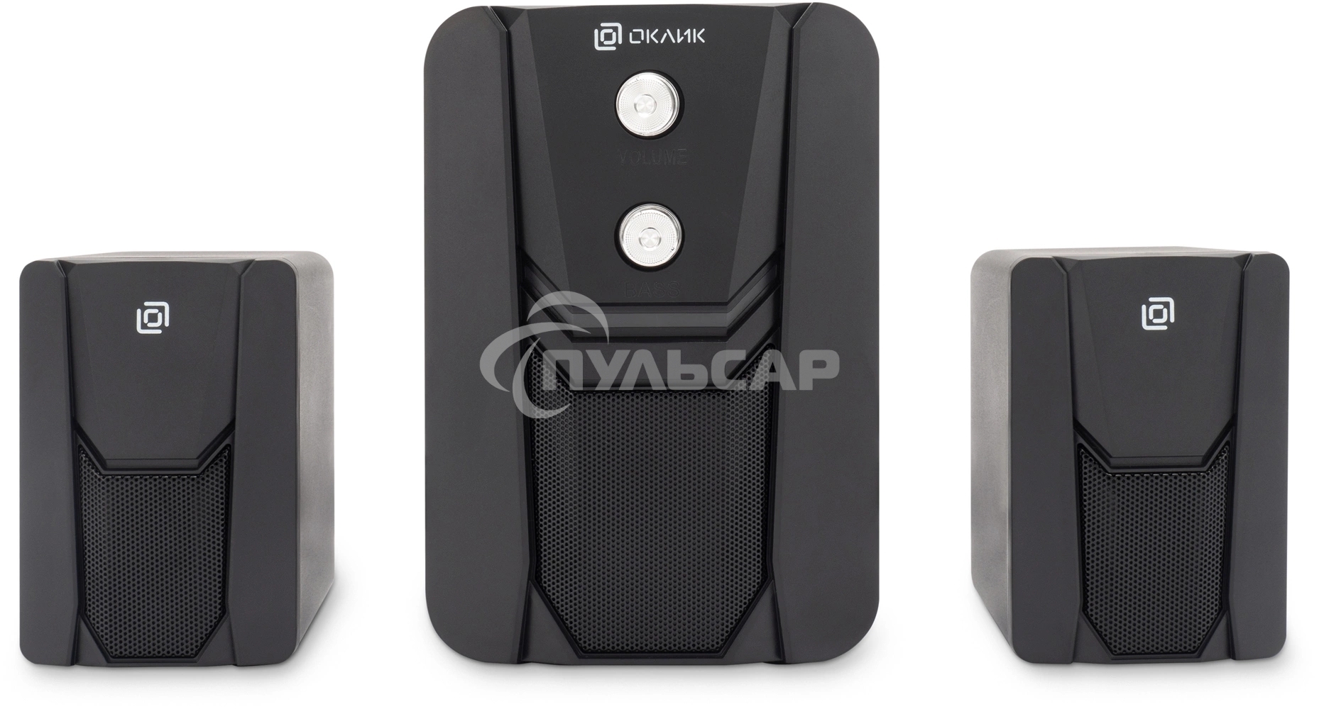 Акустическая система Оклик OK-423 2.1 черный 11Вт