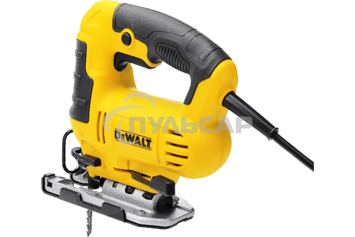 Лобзик DeWalt DWE349-KS   с верхней рукояткой, 650 Вт, ход 20 мм