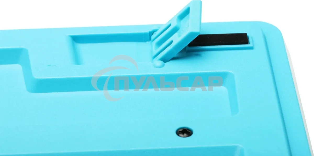 Клавиатура проводная A4Tech Fstyler FKS10, USB, черный/синий