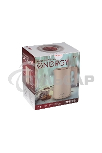 Чайник электрический Energy E-215 1.7л, двойной корпус, бежевый