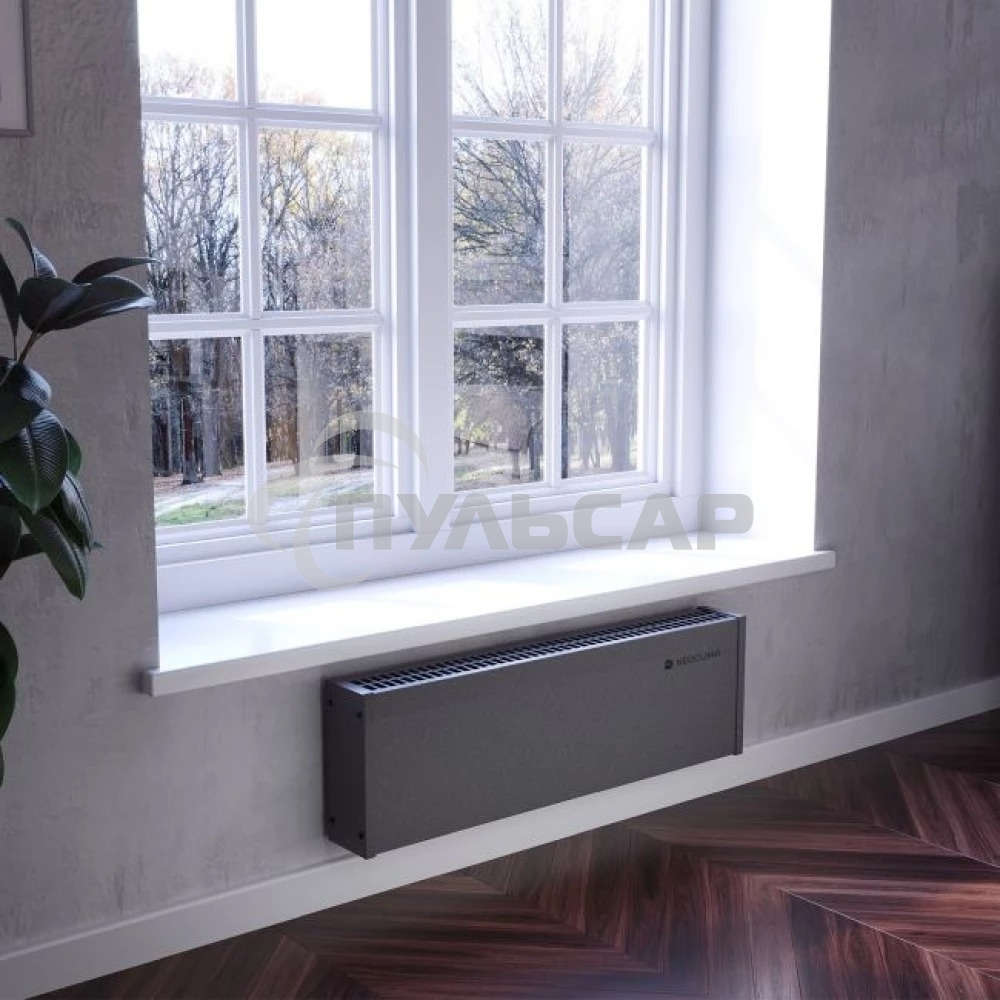 Конвектор Neoclima Nano 1500B черный, 1500 Вт, 20 м2, термостат