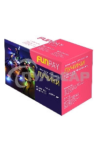 Гирлянда светод. Funray Лучики, SE-BEAM-110Y, 10М, 100LED, желтый, темно-зел. шн. 0,7м, контр.