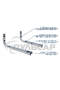 Кронштейн наст. для СВЧ Kromax MICRO-7s серебристый