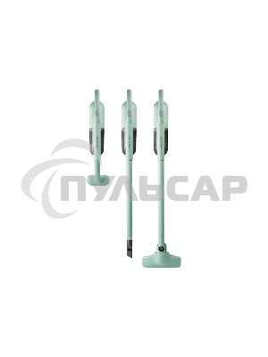 Пылесос вертикальный Galaxy Line GL 6221 салатовый, питание от аккумулятора, 130 Вт, уборка сухая, пылесборник 0.3 л, работа от АКБ max - 30 мин