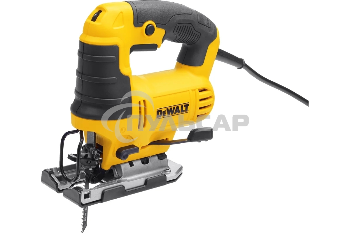 Лобзик DeWalt DWE349-KS   с верхней рукояткой, 650 Вт, ход 20 мм