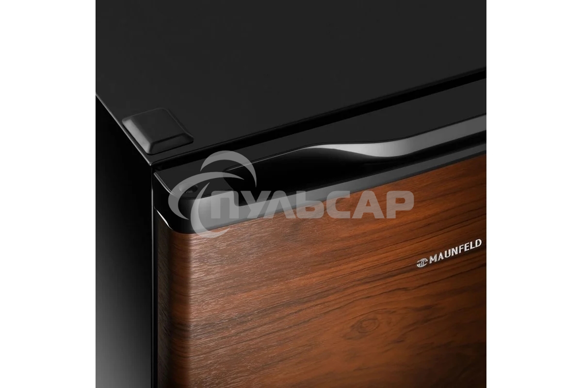 Холодильник Maunfeld MFF83WD дерево/черный мат. однокамерный 85л