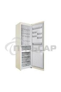 Холодильник Hotpoint HT 6200 AB бежевый двухкамерный 240/83л морозилка снизу, No Frost