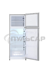 Холодильник Nordfrost NRT 145 132 серебристый двухкамерный 209/68 л морозилка сверху, ручная разморозка