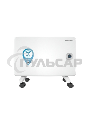 Конвектор Thermex Frame 1000E белый, 1000 Вт, 15 м2, термостат, дисплей, WiFi