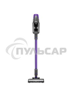 Пылесос вертикальный Centek CT-2572 фиолетовый/черный, питание от аккумулятора, 230 Вт, уборка сухая, пылесборник 1.2 л, работа от АКБ max 90 мин