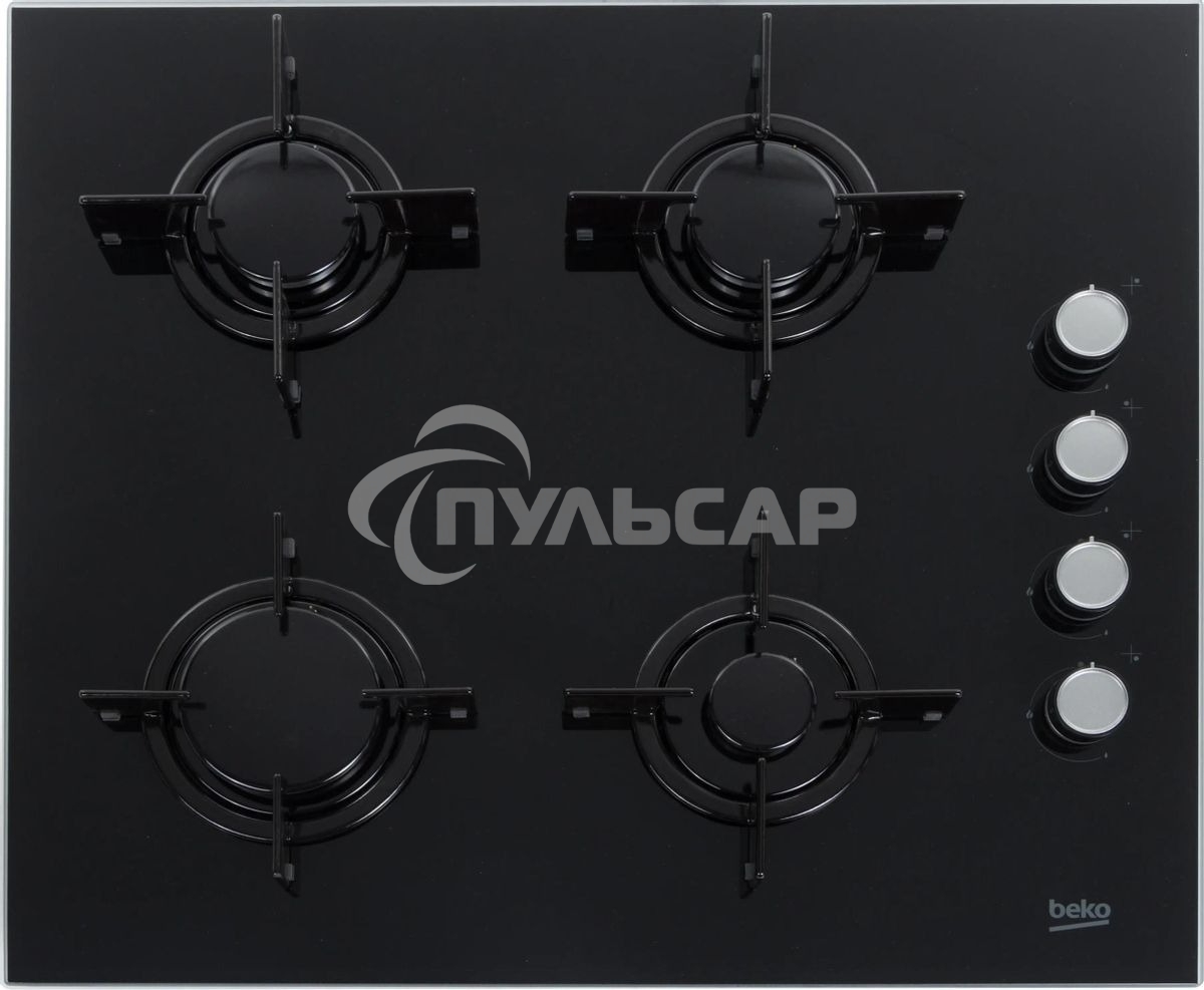 Газовая варочная панель Beko HILG 64120 S, черный