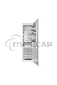 Холодильник Hotpoint HT 6200 AB бежевый двухкамерный 240/83л морозилка снизу, No Frost