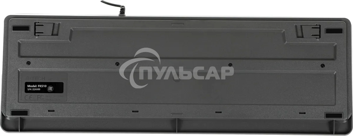 Клавиатура проводная A4Tech Fstyler FKS10, USB, черный/серый