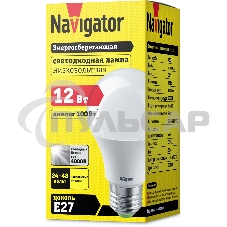 Лампа светодиодная Navigator NLL-A60-12-24/48-4K-E27