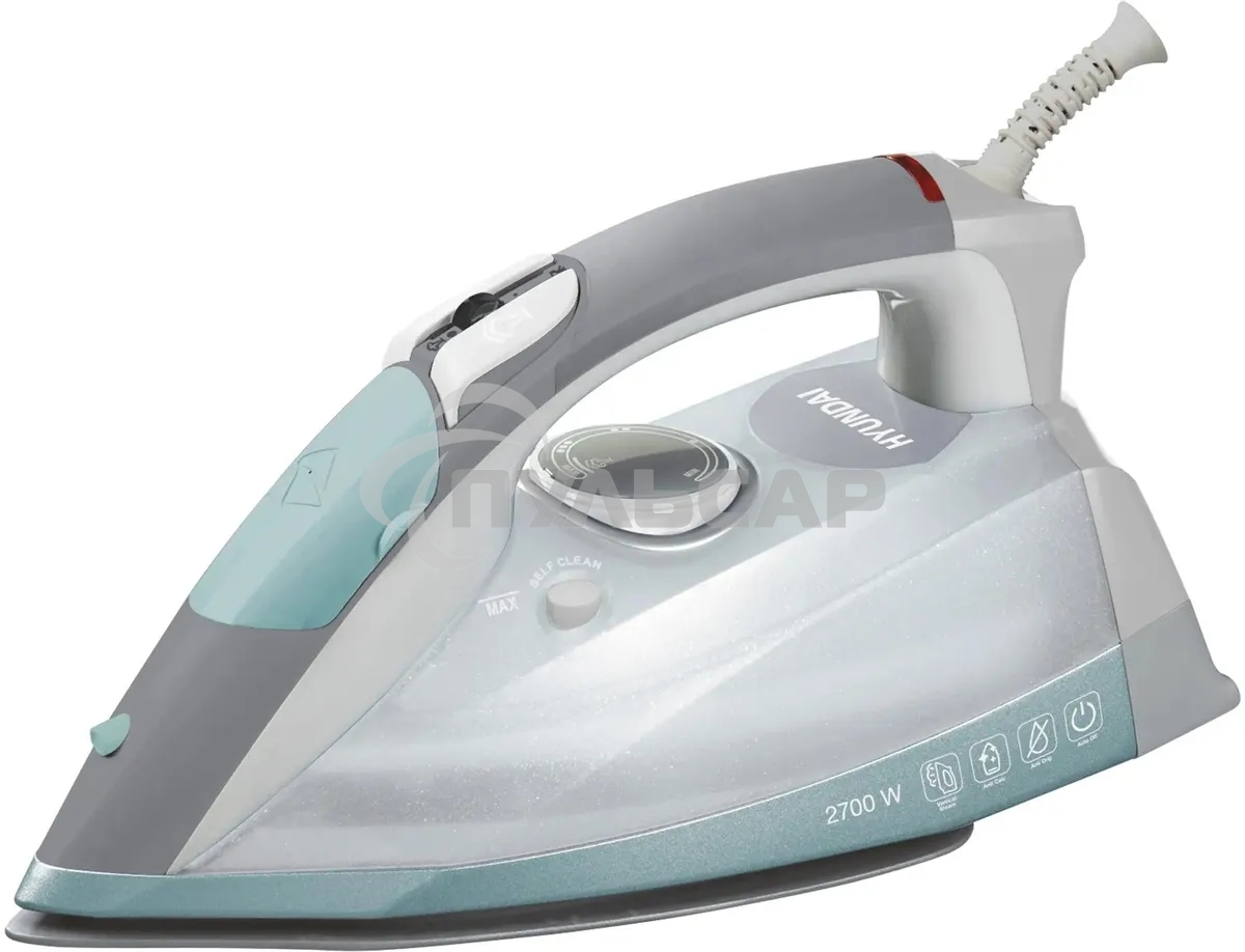 Утюг Hyundai H-SIP2700 2700Вт белый/серый