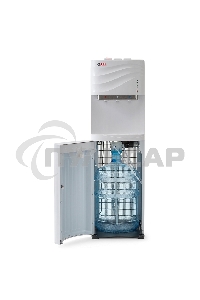 Кулер для воды AEL LC-AEL-840а, напольный, НАГРЕВ/ОХЛАЖДЕНИЕ КОМПРЕССОРНОЕ, 3 крана, белый, 00226