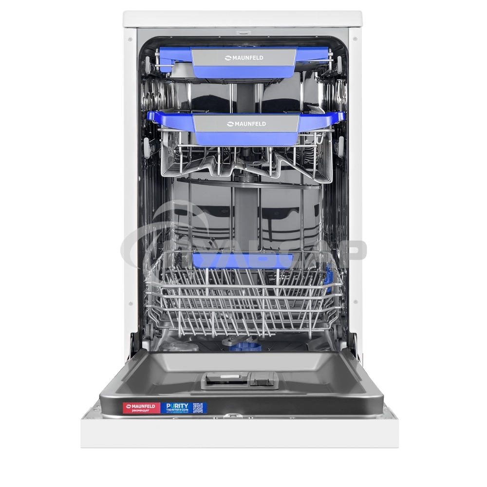 Посудомоечная машина MAUNFELD MWF45331W Inverter, белый, 45 см, 10 компл., 44 дБ, класс A+++