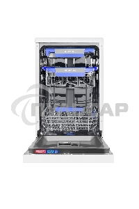 Посудомоечная машина MAUNFELD MWF45331W Inverter, белый, 45 см, 10 компл., 44 дБ, класс A+++