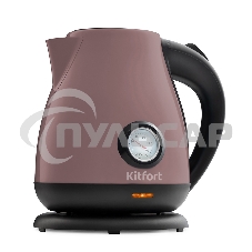 Чайник электрический Kitfort КТ-642-4 1.7л. 2200Вт лиловый (корпус: нержавеющая сталь)