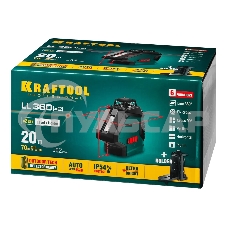 Уровни лазерные KRAFTOOL 34645-2 ''ll360-2'' 360 градусов 20м / 70м детектор