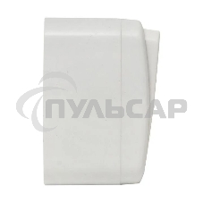 Выключатель 1-клавишный EKF Basic Минск ОП 10А с индикатором белый