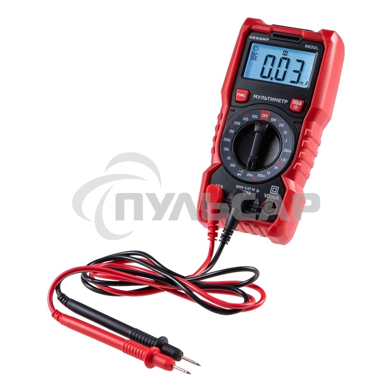 Мультиметр портативный Rexant R830L 13-3106