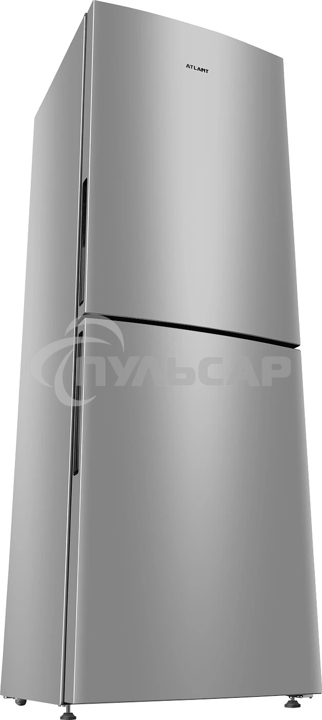 Холодильник Atlant 4612-181 серебристый двухкамерный 182/119л морозилка снизу