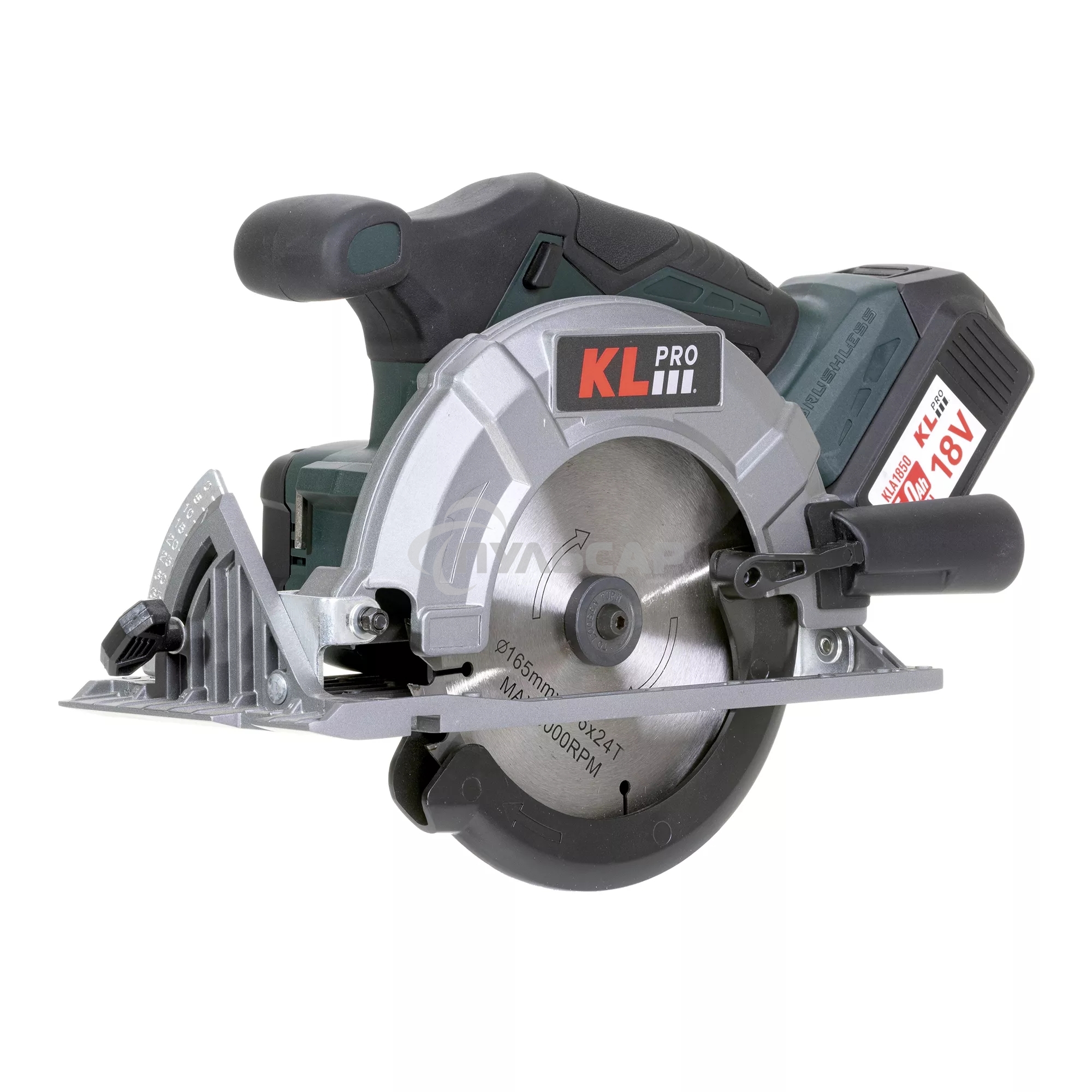 Профессиональная пила циркулярная бесщеточная KLPRO KLDAT18B-50 (18 В / 5,0 А·ч)