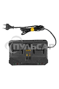 Устройство зарядное для аккумуляторов двухпортовое Denzel BCH-20-4.0x2, Li-Ion, 20 В, 4.0 А