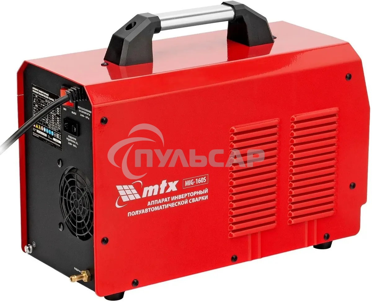 Аппарат инвертор. полуавтомат. cварки MIG-160S, 160A, ПВ 60%, катушка 5 кг MTX