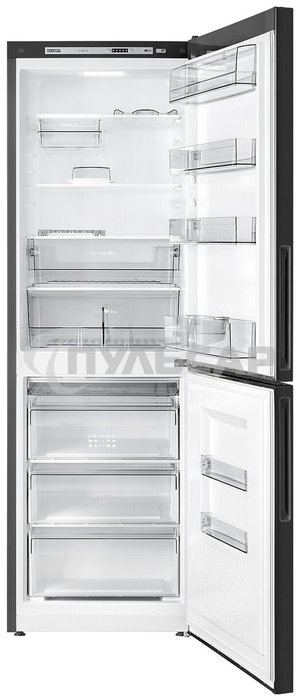 Холодильник Atlant ХМ-4621-151 черный металлик двухкамерный 205/119л морозилка снизу. капельная система