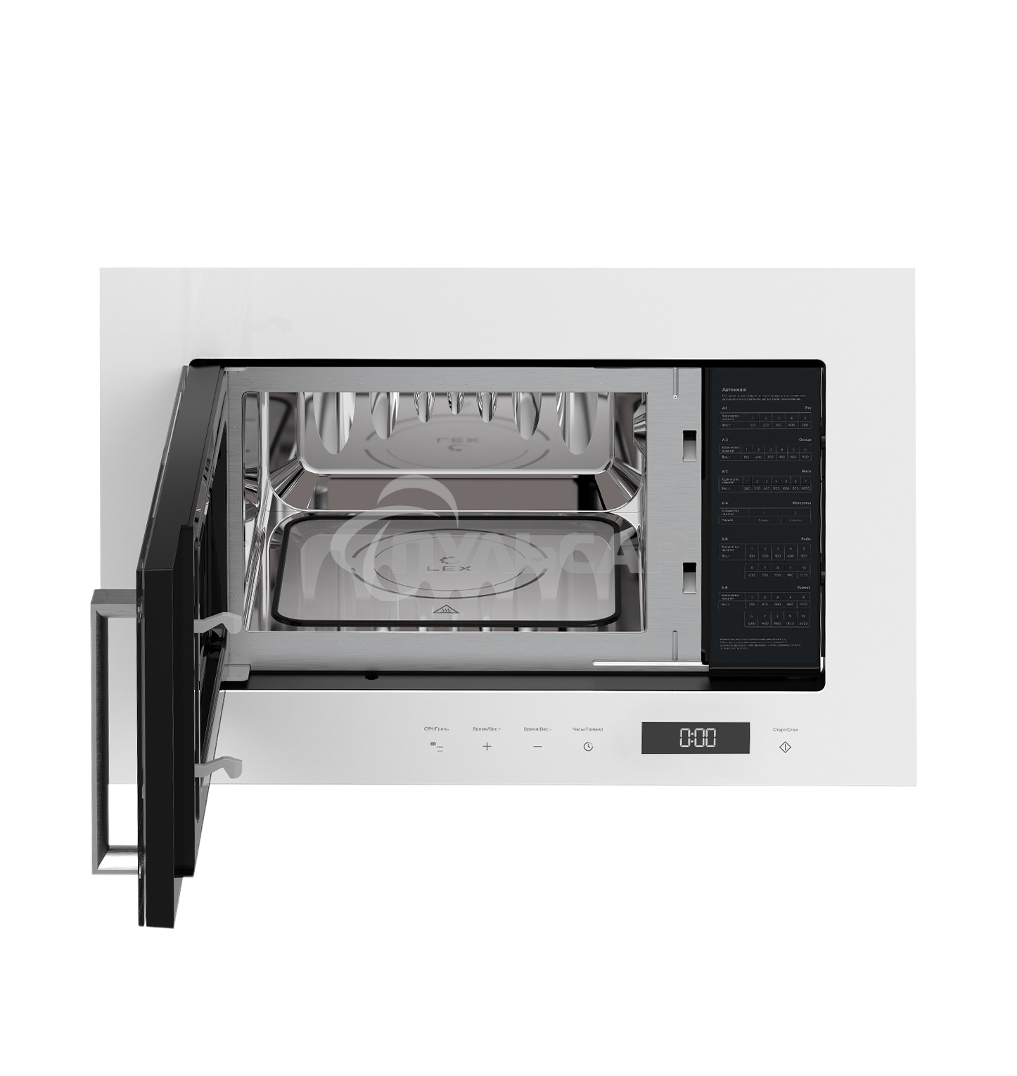 Микроволновая печь встраиваемая LEX BIMO 20.07 WH, белый